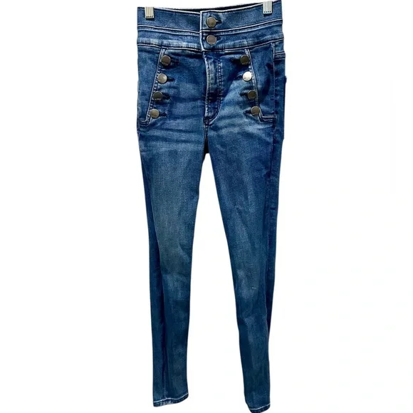 Express Perfect Denim Ankle Legging High Rise 00 - Picture 1 of 9